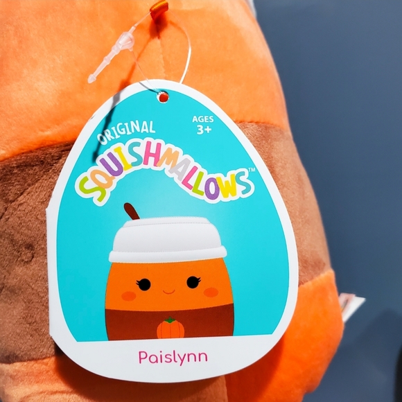 8" Squishmallow Paislynn the Pumpkin Spice Latte - Picture 3 of 3